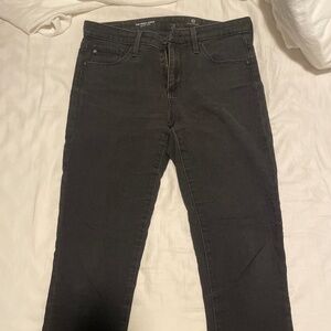 AG Prima Ankle Black Denim Pants